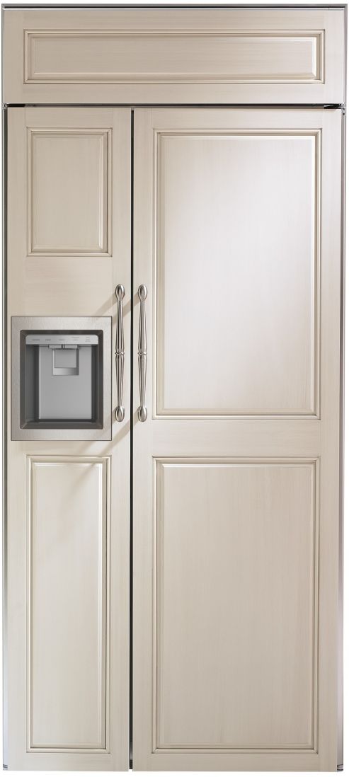 Monogram 20.4 Cu. Ft. Custom Panel Smart Built In Side-by-Side Refrigerator