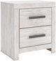 Table de chevet Cayboni de Signature Design by Ashley® - Blanc/Cendre-0