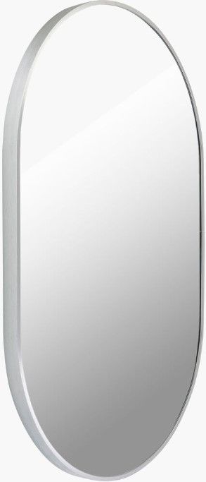 Surya Aranya Brushed Metallic/Silver 20" Accent Mirror-1