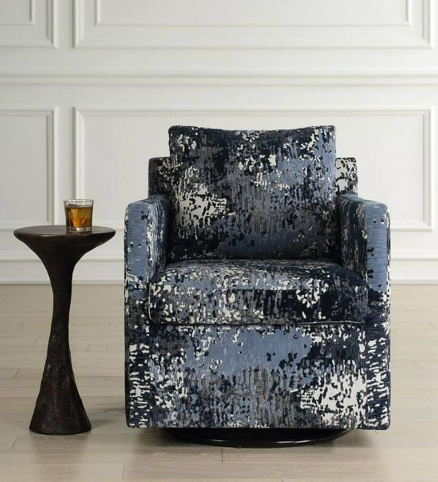 Uttermost® Tisdell Indigo Swivel Glider-1