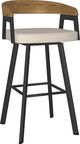 Amisco Customizable Carmela Swivel Bar Stool-0