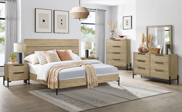 Intercon Newhall Vintage Oak Melamine Nightstand-1