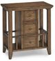 Null Furniture 6618 Brown Magazine Storage End Table-0