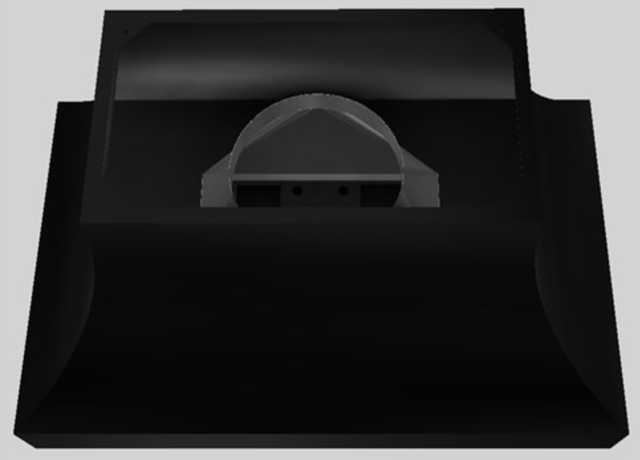 Vent-A-Hood® Designer Series 48" Black Island Range Hood-2