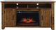 Jofran Inc. Cannon Valley Brown Electric Fireplace Media Console-3