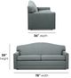 Flexsteel® Customizable Aggie Two-Cushion Sofa-3