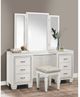 Mazin Furniture Allura White Vanity Table-2