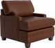 Bassett® Furniture Carolina Chestnut Sierra Track Arm Leather Chair-0