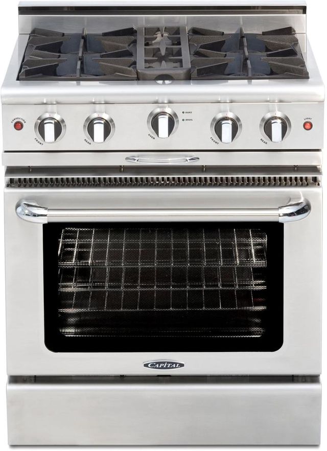Capital Cooking™ Culinarian 30" Stainless Steel Freestanding Gas Range-1