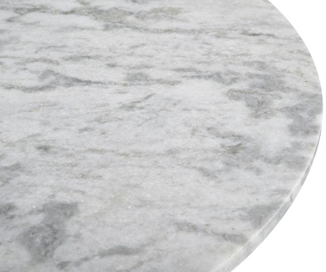 Moe's Home Collection Evelyn Ashen Gray Matrix Marble Top Coffee Table with Natural Base-3