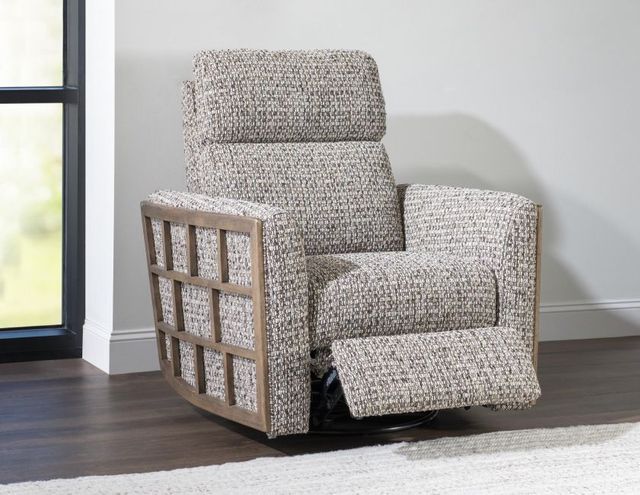 Legacy Classic Solana Biscotti/Positano Clay Swivel Glider Power Recliner-3