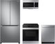 Samsung 4 Piece Stainless Steel Electric Kitchen Package-0