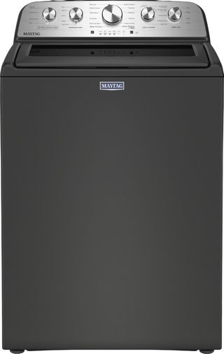 Maytag® 4.7 Cu. Ft. Volcano Black Agitator Top Load Washer with Extra Power and Pet Pro Option