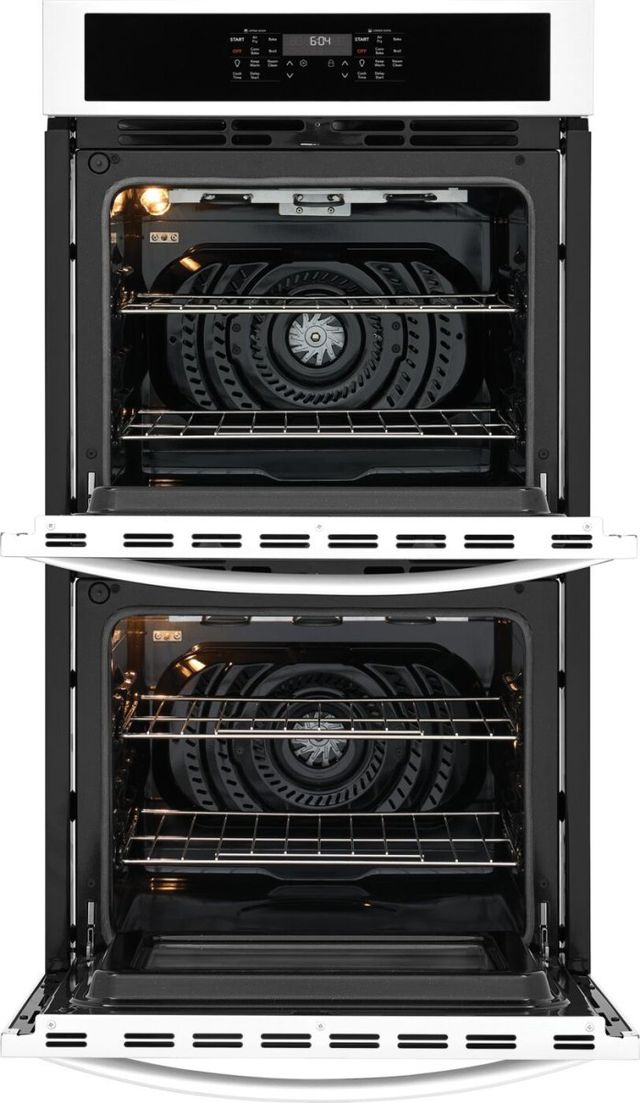 Frigidaire® 27” White Electric Double Wall Oven with Air Fry-2