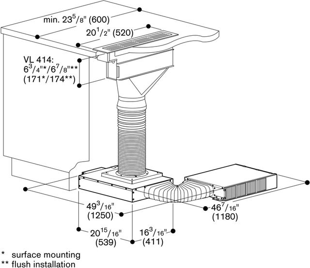 Gaggenau Recirculating Kit For Use With AR 413 722 Blower-3
