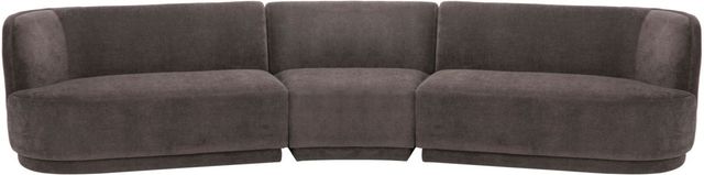 Moe's Home Collection Yoon Compass 3-Piece Umbray Grey Modular Sectional-0