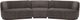 Moe's Home Collection Yoon Compass 3-Piece Umbray Grey Modular Sectional-0