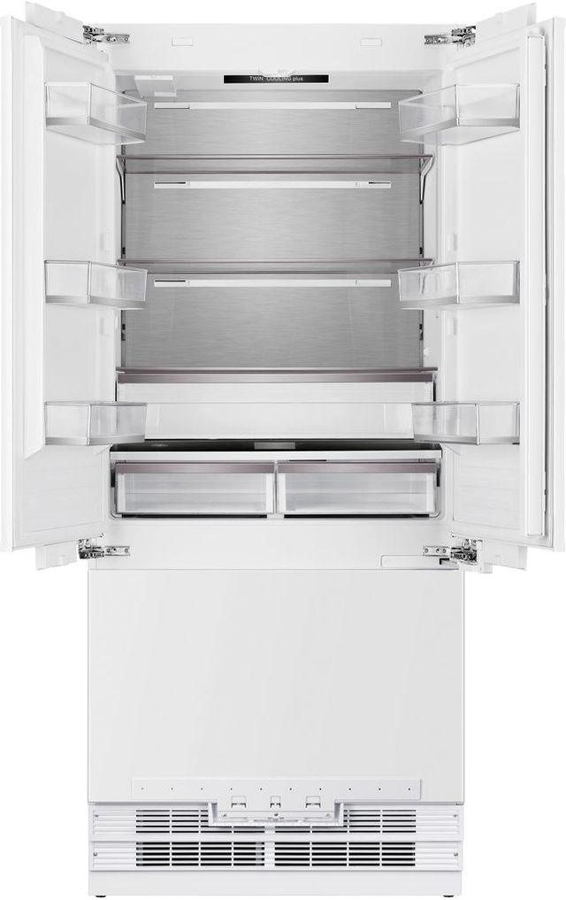 Induction Hardware 36" 21.3 Cu. Ft. Panel Ready Built-In French Door Refrigerator with Water Dispenser-1