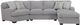 Emerald Home Analiese 3-Piece Light Gray Right-Arm Facing Sectional and Chaise-3