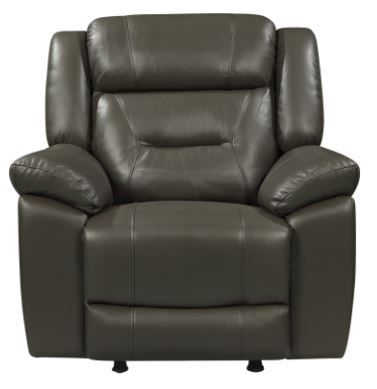 New Classic® Home Furnishings Sebastian Gray Recliner with Power Footrest-0