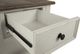 Signature Design by Ashley® Bolanburg Weathered Oak Rectangular End Table with Antique White Base -5