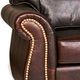 Campio Furniture Legacy Leather Walden Dark Brown Sofa-1