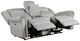 Homelegance® Brennen Mist Power Double Reclining Loveseat with Console-3