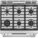 Café™ 30" Stainless Steel Smart Slide-In Dual Fuel Range with Warming Drawer-3