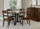 Artisan & Post by Vaughan-Bassett Crafted Cherry Dining by Ben & Erin Napier Dark 48" Round Table with Black Base-1
