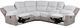 Powell® Withers 3-Piece Tan Manual Reclining Curved Sectional-1