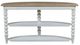 Liberty Furniture Turnberry Park Toasted Oat Sofa Table with Washed White Base-4