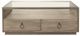 Riverside Furniture Sophie Glass Top Rectangular Coffee Table with Natural Base-0