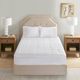 Olliix by Sleep Philosophy White Queen Cotton 300 Thread Count Tencel Filled Mattress Pad Antimicrobial BI-OME Odor Eliminator-0