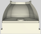 Vent-A-Hood® Designer Series 36" Biscuit Wall Mounted Range Hood-4