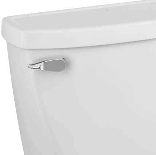 American Standard Pressure Assist White Left-Hand Trip Lever EverClean® Tank with Tank Cover Locking Device 1.6 gpf/6.0 Lpf -1