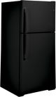 GE® 30" 19.1 Cu. Ft. Black Top Freezer Refrigerator-3