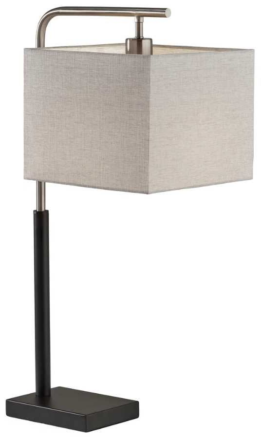 Adesso® Flora Black Table Lamp-0
