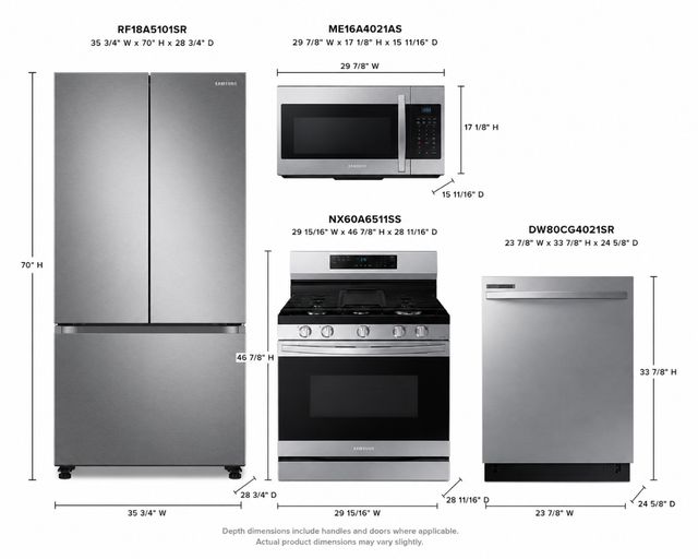 Samsung® 4 Piece Kitchen Package-1