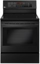 LG 30" Electric Single Oven Range-Matte Black Stainless Steel-0