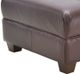Decor-Rest® Furniture LTD 3179 Brown Leather Ottoman-1