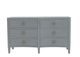 Elizabeth Ann Home Sunrise Linen Pale Blue Linen Wrapped Dresser-1