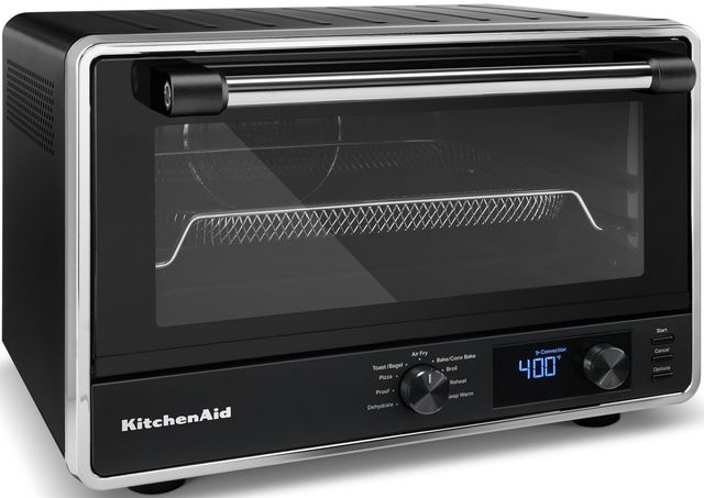KitchenAid® 16" Matte Black Countertop Oven-1