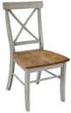 John Thomas Furniture® Dining Essentials Hickory/Stone X-Back Side Chair-0