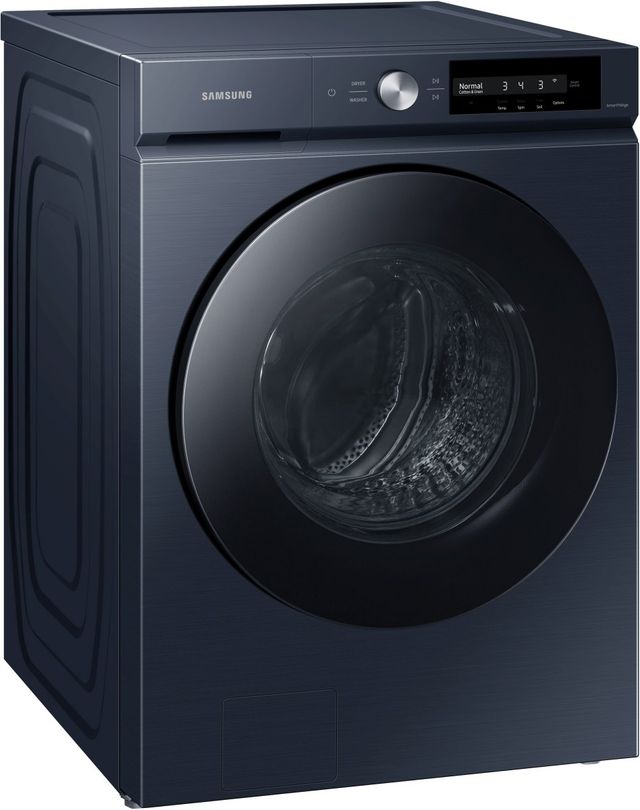Samsung Bespoke 6700 Series 4.6 Cu. Ft. Brushed Navy Front Load Washer-2