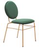Zuo® Modern Odessa Gold/Green Dining Side Chair-4