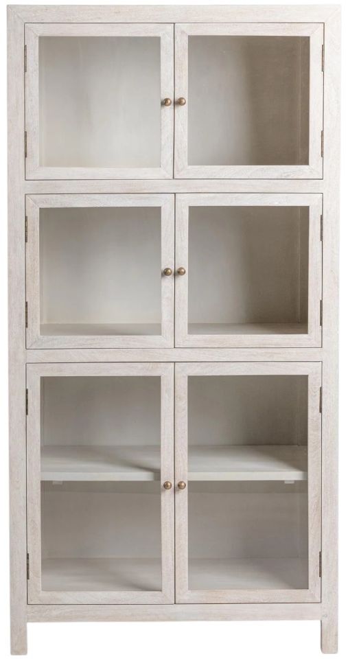 Classic Home Hera Creamwood Display Cabinet-3