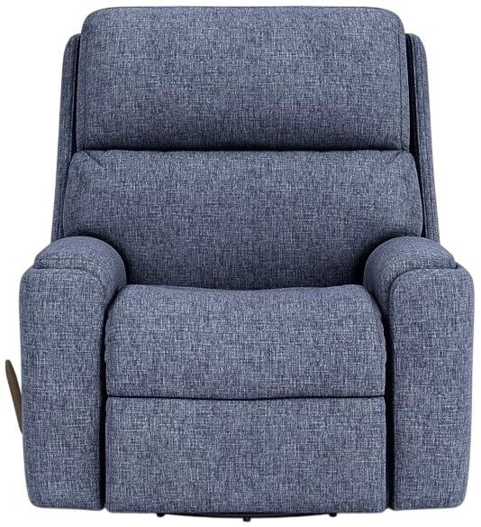 Flexsteel® Rio Blue Indigo Swivel Gliding Recliner-1