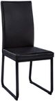Monarch Specialties Inc. 2-Piece Black Side Chair Set with Black Metal Bases-0