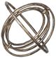A & B Home Armillary Black/Gold Orb Sculpture-2