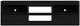 Elements International Rosalie Black 82" TV Console without Fireplace Insert-3